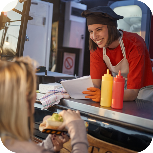 Concessions worker.